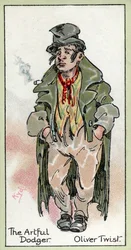Der gewitzte Gauner aus „Oliver Twist“ von Charles Dickens, 1923
